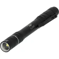 Brennenstuhl LED Taschenlampe LuxPremium TL 210 F, Osram-LED, 50m Leuchtweite, Aluminium, IP44, 144mm, schwarz