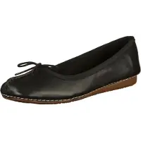 Clarks Ballerina Clarks Freckle Ice Damen Black-Schuhgröße 40