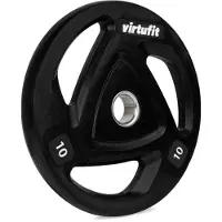 VirtuFit Olympische Krafttrainingsscheibe aus Gummi