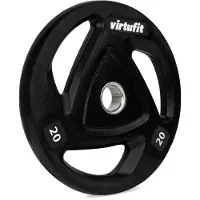 VirtuFit Olympische Krafttrainingsscheibe aus Gummi