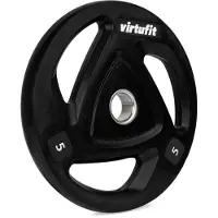 VirtuFit Olympische Krafttrainingsscheibe aus Gummi