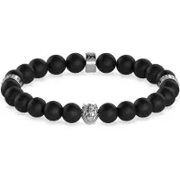 GUESS Stylisches Schwarzes Guess Damenarmband JUMB01303JWSTT-U