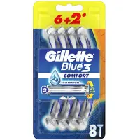 Gillette Blu3 Comfort (6 + 2 Stück)