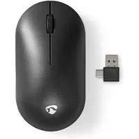 Nedis Mouse - Drahtlos - Silent-Maus - 1200 dpi - Anzahl Knöpfe: 3 - Beidhändig