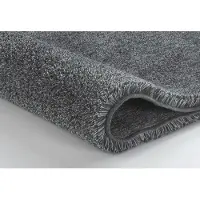 Kleine wolke Badteppich Relax 55x65 cm | grau - grau