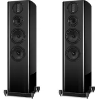 Wharfedale AURA 4 - Standlautsprecher, schwarz-hochglanz
