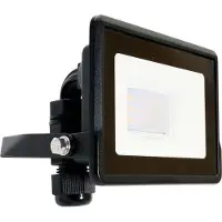 V-TAC Schwarze LED-Flutlichter - Samsung - IP65 - 10W - 735 Lumen - 4000K - 5 Jahre