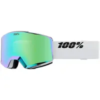 100% Skibrille Snow Goggle NORG HiPER, Green ML Mirror