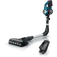 Bosch BSS71125AH, 2-in-1-Stabstaubsauger, Beutellos, Schwarz, Blau, Trocken, 82 dB, Akku