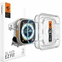 Spigen EZ FIT Glas.tR Displayschutzfolie mit Applikator für die Apple Watch Ultra - 49 mm - Transparent