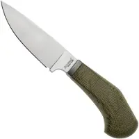 Lionsteel Willy WL1-CVG, M390 Droppoint Green Micarta, feststehenes Messer