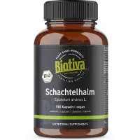 Good Organics GmbH Biotiva Schachtelhalmkraut (150 Kapseln) aus biologischem Anbau