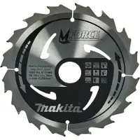Makita Kreissägeblatt M-FORCE, 185 mm - 16 Zähne - 1,2 mm - FastCut - Holz - B-31968