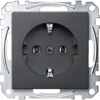 Merten MEG2301-0414-SCHUKO, anthrazit, M