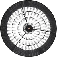 Relaxdays Stehlampe Kristall, Lampenschirm aus Organza, edle Wohnzimmerleuchte, E27, H x D 150 x 37,5 cm, schwarz/silber