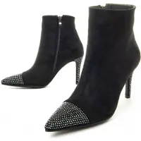 Montevita Stiefelette mit Absatz, Punternt Schwarz