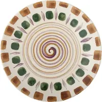 Bloomingville Shama Teller grün Ø27cm 6er-Set