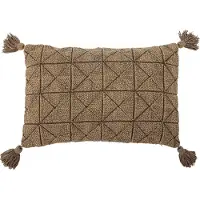 Bloomingville Blooming Ville Auna Kissen | Braun | Baumwolle | 82066188