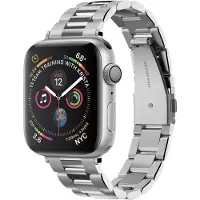 Spigen Modern Fit Steel Watch Armband Silber für die Apple Watch Series - 38/40/41 mm - Silber