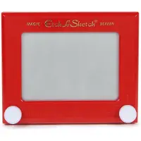 Etch A Sketch Etch A Sketch, Original Magic Screen, 86% recycelter Kunststoff, nachhaltiges klassisches Kreativspielzeug für Jungen und Mädchen, Magnetische Zeichentafel für Kinder, 3 Jahr(e), Kunststoff, Rot