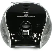 Lenco SCD-27BK - Tragbares Radio - CD-Player - Schwarz