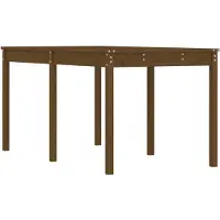 vidaXL Gartentisch Honigbraun 159,5x82,5x76 cm Massivholz Kiefer