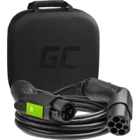 Green Cell EV18, Schwarz, Typ 1, Typ 2, Abgewinkelt, Abgewinkelt, IP55
