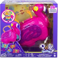 Polly Pocket .Polly Pocket Flamingo Party Large Compact Pl