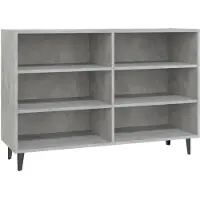 vidaXL Sideboard Betongrau 103,5x35x70 cm Holzwerkstoff