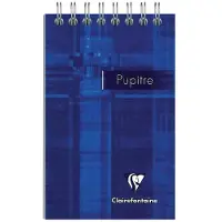 Clairefontaine 10x Notizblöcke Pupitre mit Doppelspirale, 75x120cm, 60 Blatt, 90g, liniert - Sortiert 8556C