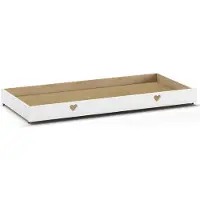 Vipack Bettschublade zu Hausbett Amori, Innenmaß 90 190 cm, auf Rollen, Ausf. Kiefer