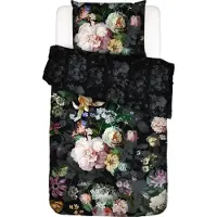 Essenza Fleur Festive Blooming Black Bettwäsche 1p set 135x200+1 Kissenbezug