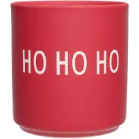 Design Letters - AJ Favourite Porzellan Becher, Ho Ho Ho / faded rose