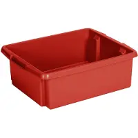 Sunware Aufbewahrungsbox 17L - Kunststoff - rot - 45 x 36 x 14 cm