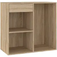vidaXL Kosmetikschrank Sonoma-Eiche 80x40x75 cm Holzwerkstoff