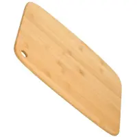 Alpina sport Schneidebrett Holz - 38x28x0.8cm - Brotbrett - Bambus