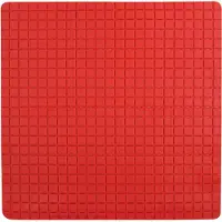 MSV Tapis Anti Derapant Quadro Premium 54 X 54 cm Roug