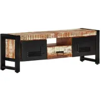 vidaXL TV-Schrank 120x30x40 cm Altholz Massiv