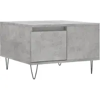 vidaXL Couchtisch Betongrau 55x55x36,5 cm Holzwerkstoff