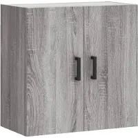 vidaXL Wandschrank Grau Sonoma 60x31x60 cm Holzwerkstoff