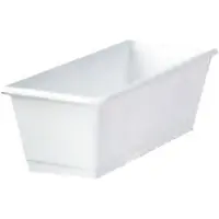 Geli Blumenkasten Standard Kunststoff 40x17x14 cm weiss