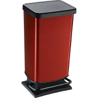 Rotho Treteimer Paso 40 L metallic rot