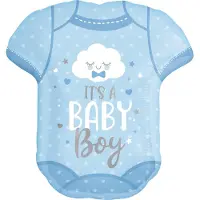 Amscan folie Ballon Super Shape Baby Boy Onesie 55 x 60 cm
