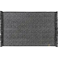 Mette Ditmer Badematte Morocco Black / White-50 x 80 cm