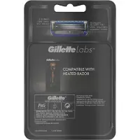 Gillette GilletteLabs, Männer, , GilletteLabs, Blau, Silber, Edelstahl, 8 Stück(e)