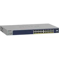 Netgear GS724TP, Managed, L2/L3/L4, Gigabit Ethernet (10/100/1000), Vollduplex, Power over Ethernet (PoE), Rack-Einbau