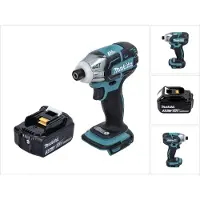 Makita DTS 141 F1 Akku Impulsschrauber 18 V 40 Nm 1/4" Brushless + 1x Akku 3,0 Ah - ohne Ladegerät