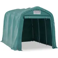 vidaXL Garagenzelt PVC 2,4x3,6 m Grün
