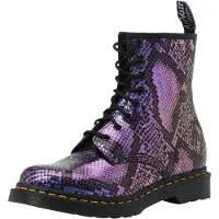 Dr. Martens Stiefel Dr. Martens 1460 Damen Black Blue Viper Croc Emboss-Schuhgröße 37