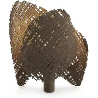 Kartell Tea Tischleuchte Tortora - , Grau, für Wohnzimmer, Kunststoff